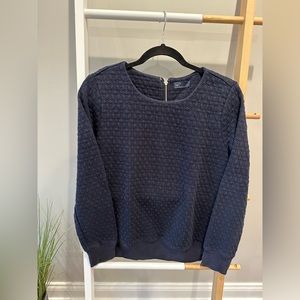 Gap Navy Quilted Sweater